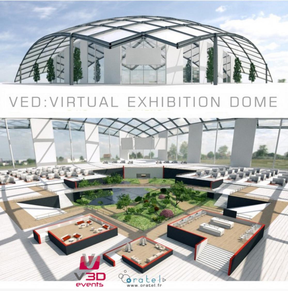 V3D Events réalise le Virtual Exhibition Dome pour Oratel.